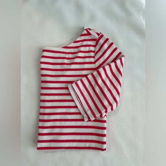 GAP Red and White Striped Short Sleeve Tee - Picture 3 of 6